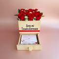 Arreglo Tesoro Hermoso con fondo rosado